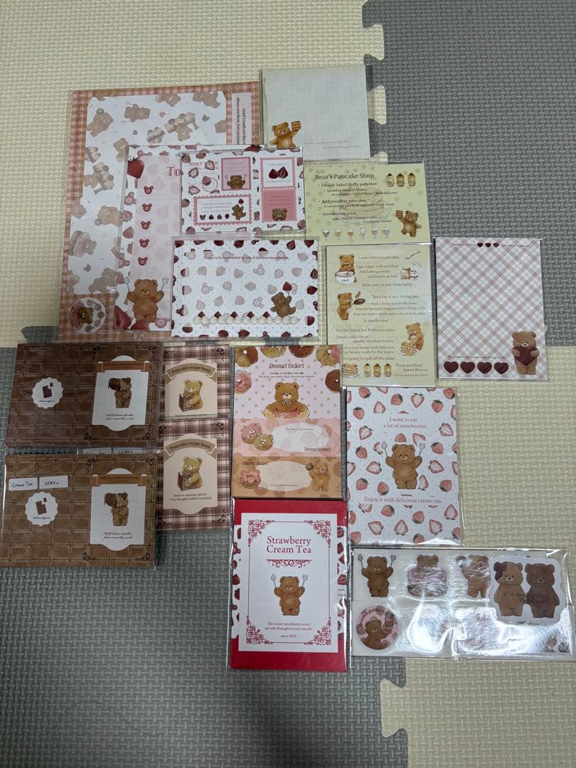 国内作家 cream tea デザインペーパー メモ 新品未開封