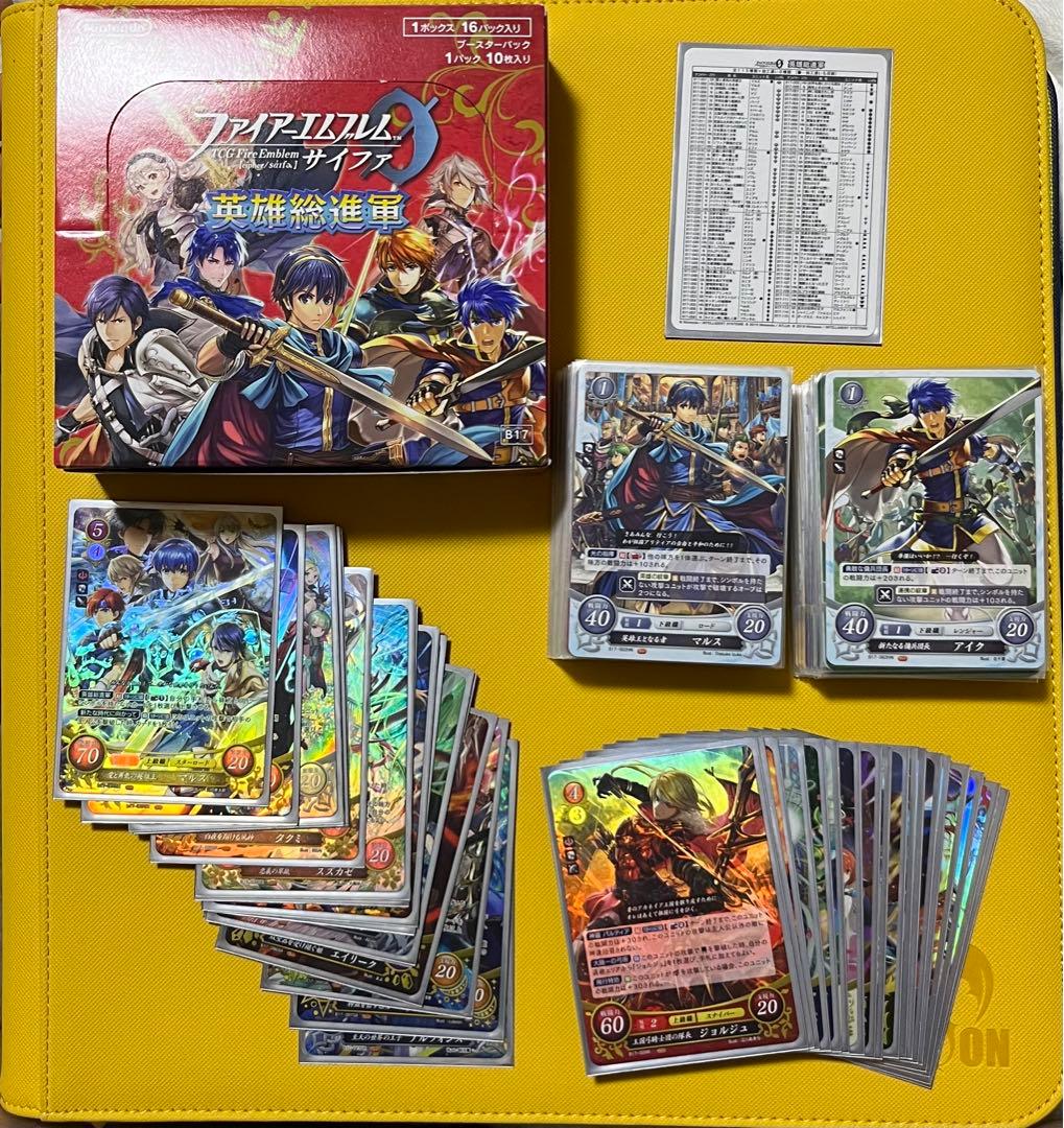 ファイアーエムブレム　サイファ 17弾 英雄総進軍 N HN R SR セット ファイアーエムブレムサイファ/17弾/英雄総進軍/SR/気高き理想の下に