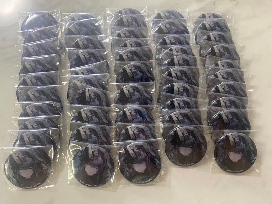 プロセカ 朝比奈まふゆ 5B グリッター缶バッジ　50個セット　まとめ売り