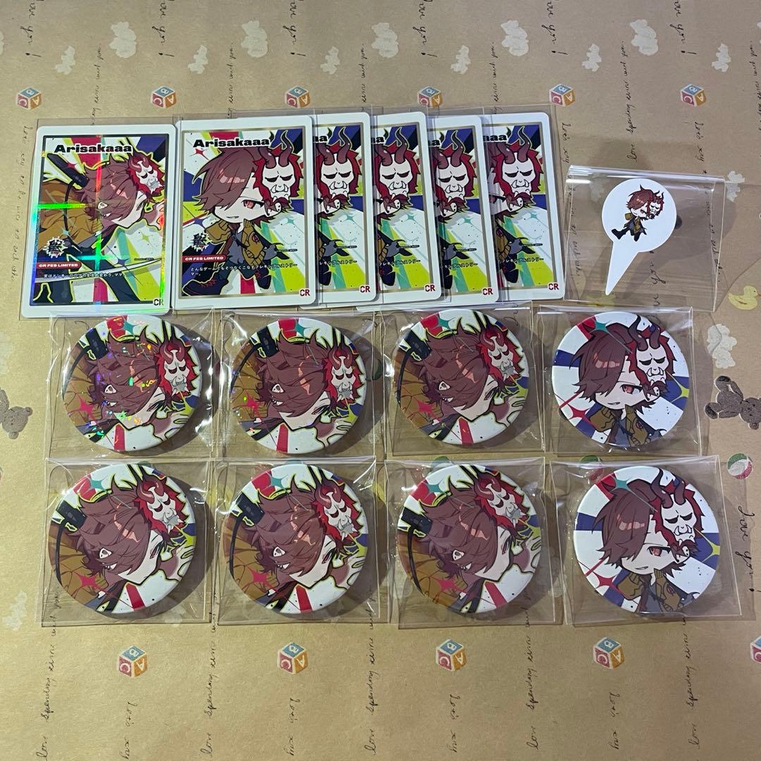 ありさか Arisakaaa CR HW2025 缶バッジ 10個 ありさか CRフェス 2025