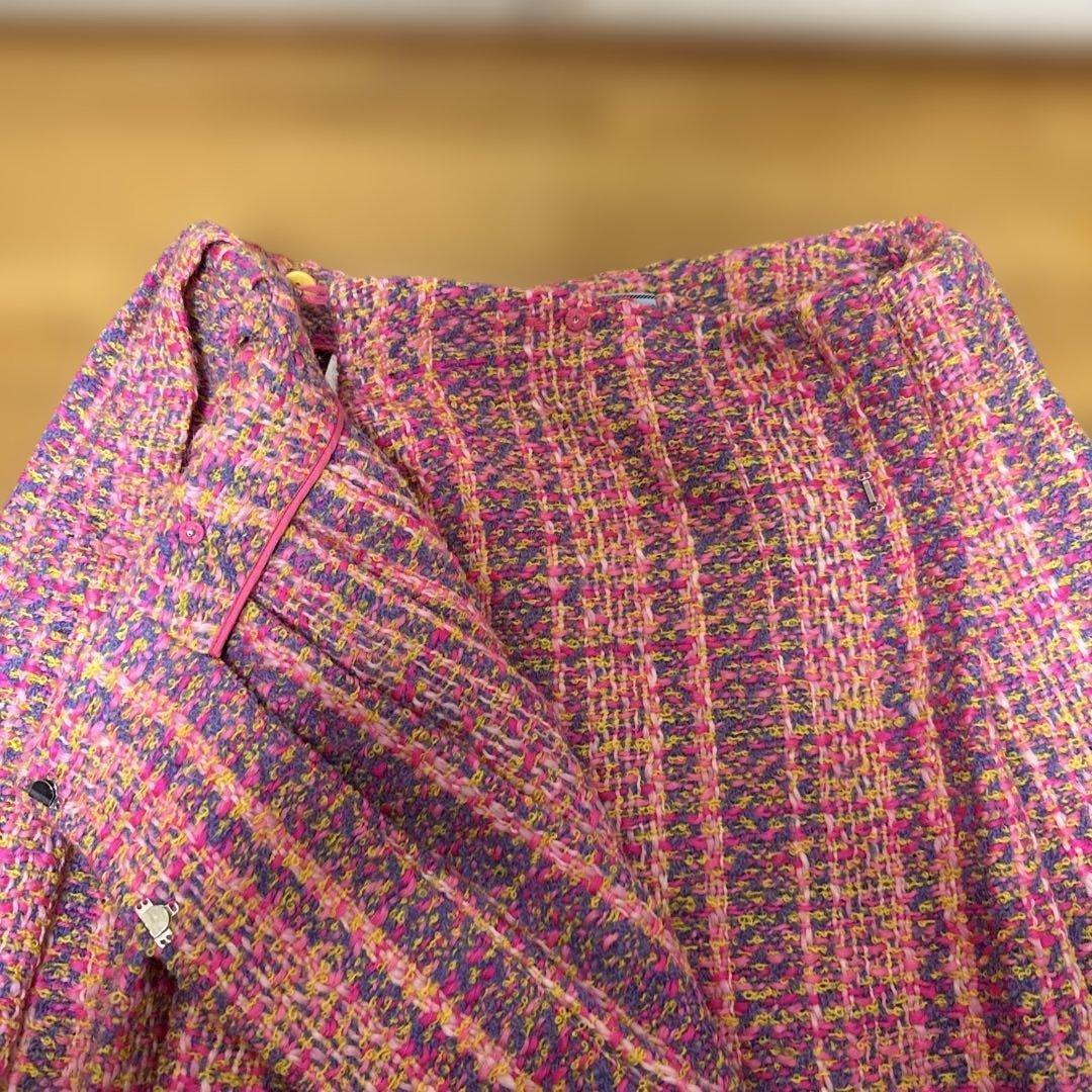 【新品未使用】PRADA ツイードプリーツスカート