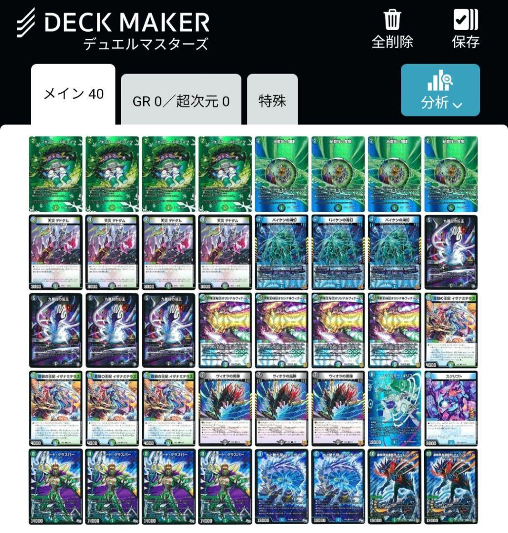 アナカラーグラスパーループ デッキ 100%新品，新作