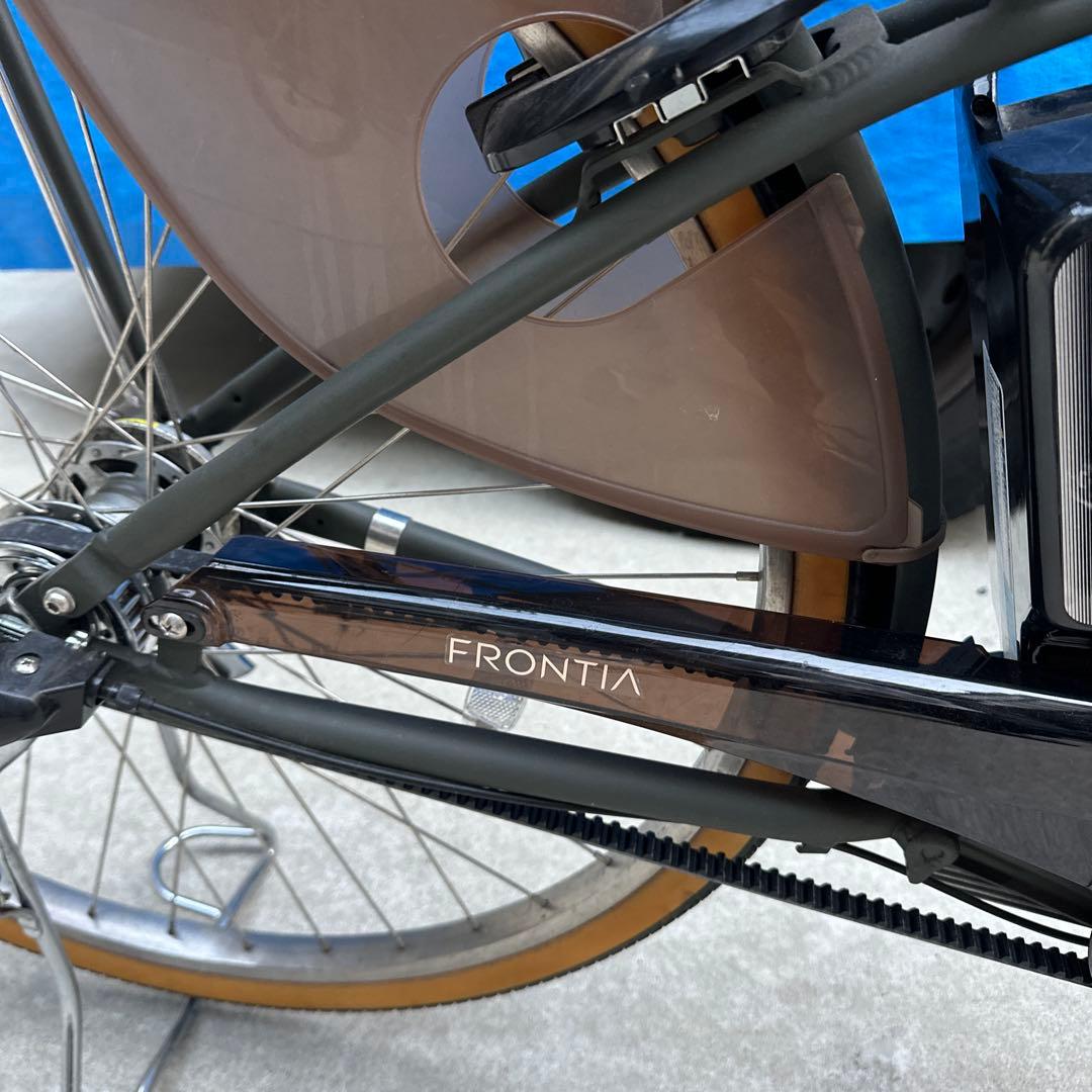 ブリヂストン 電動アシスト自転車FRONTIA DX カーキ 26インチ