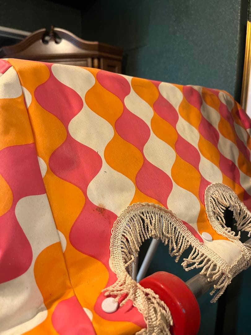 子供用 対面式 ブランコ ガーデン レトロポップ 昭和レトロ 当時物