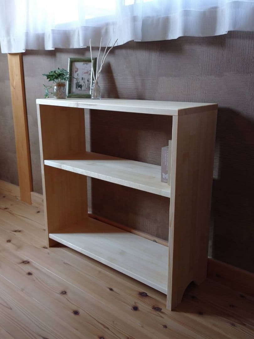 【送料無料】天然無垢材　北欧風　オープンシェルフ　飾り棚　　収納ラック