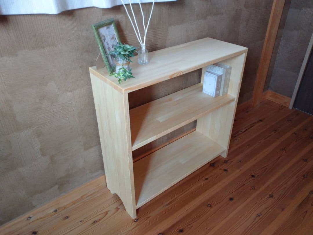 【送料無料】天然無垢材　北欧風　オープンシェルフ　飾り棚　　収納ラック