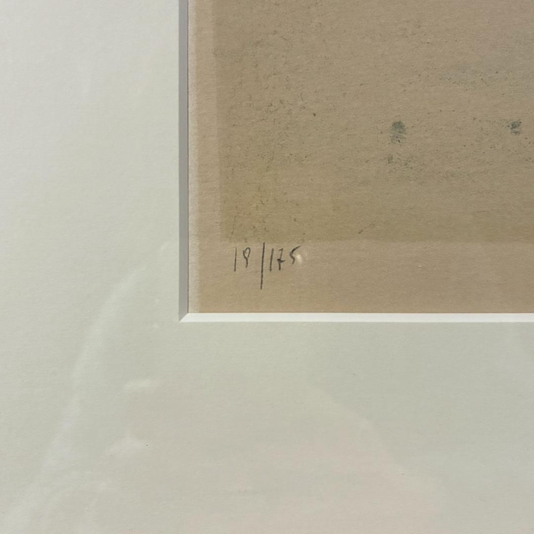 ジャン・ジャンセン「木立」樹木 リトグラフ 大作 直筆サイン入り