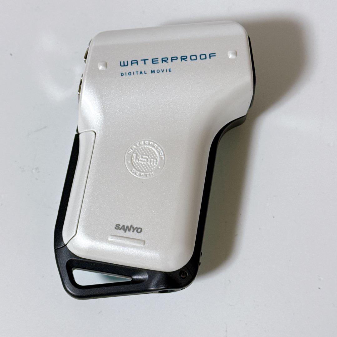 【美品】SANYO サンヨー ビデオカメラ Xacti DMX-CA65 ブルー