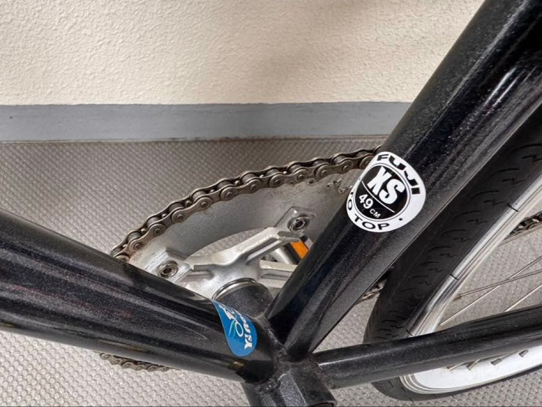 シングルスピードバイク ブラック/ホワイト