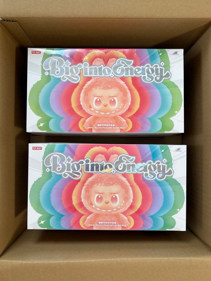 THE MONSTERS Labubu Big into Energy2箱 LABUBU Monsters Big Into Energy SEALED 6 Blind Box Case Set
