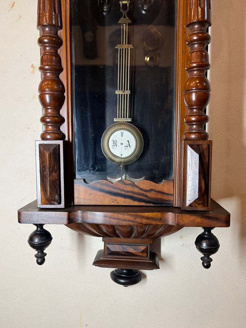精工舎　ベルリン　柱時計　古時計　振り子　ゼンマイ　ボンボン　ユンハンス
