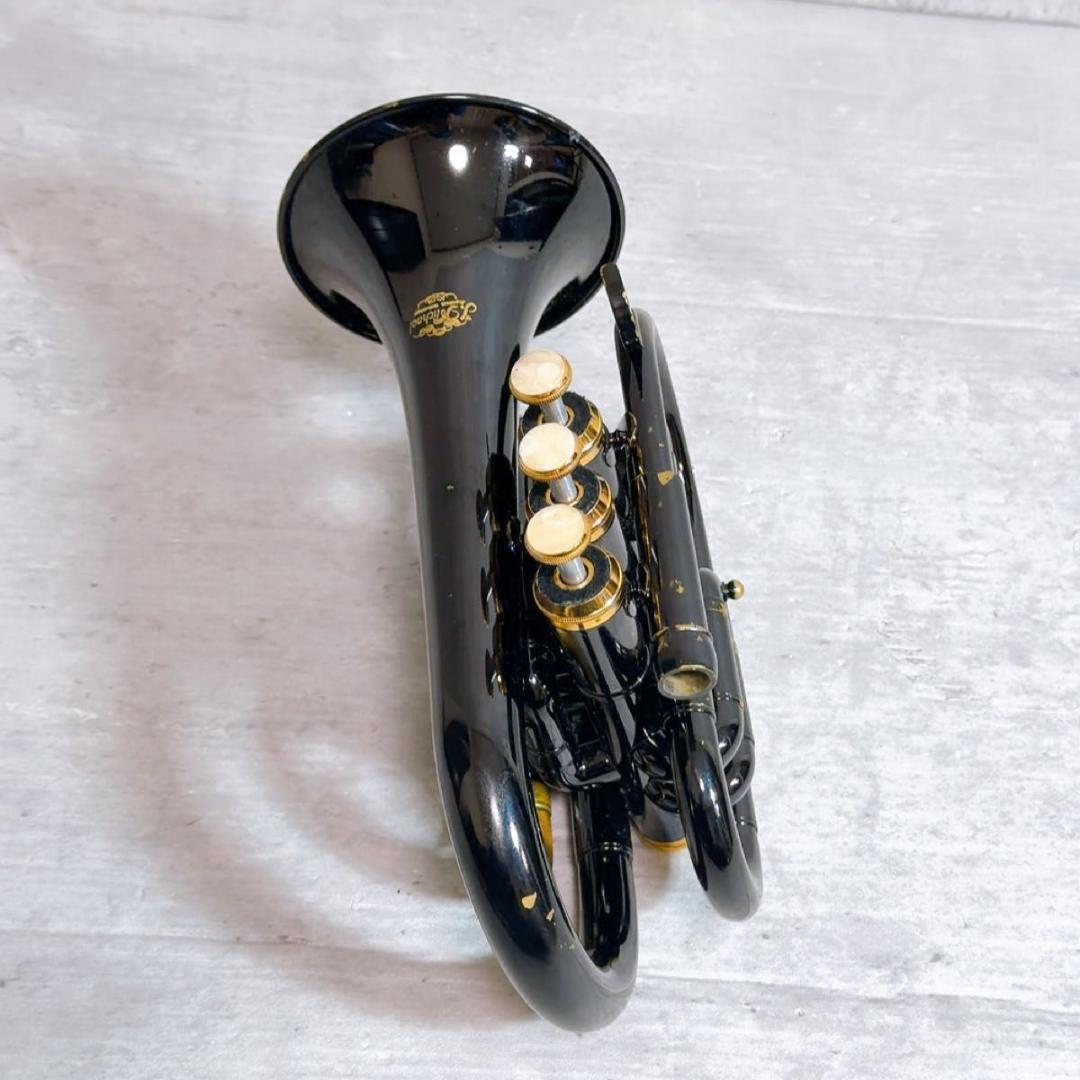 J.Michael マイケル　ポケットトランペット本体 ブラック 黒