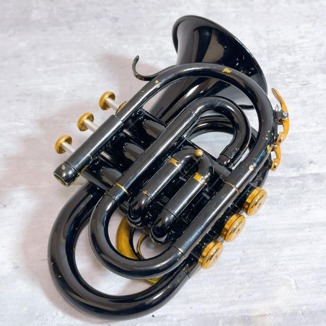 J.Michael マイケル　ポケットトランペット本体 ブラック 黒