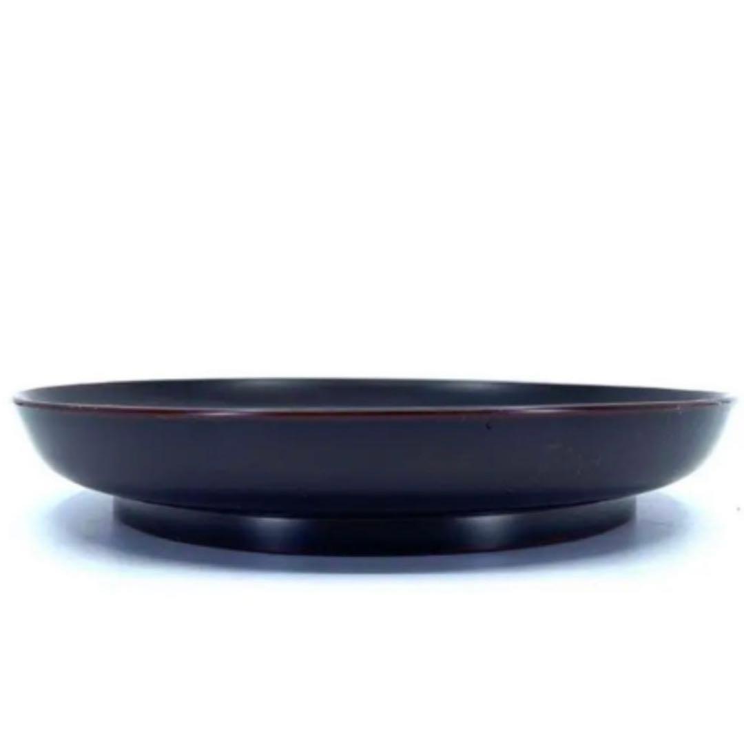 岩舘正二/隆　浄法寺塗高台八寸盛皿