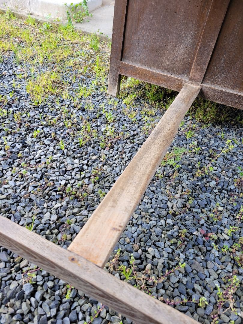 旧国鉄備品 / 木製 / 片袖机 / 引き出し付き 昭和レトロ