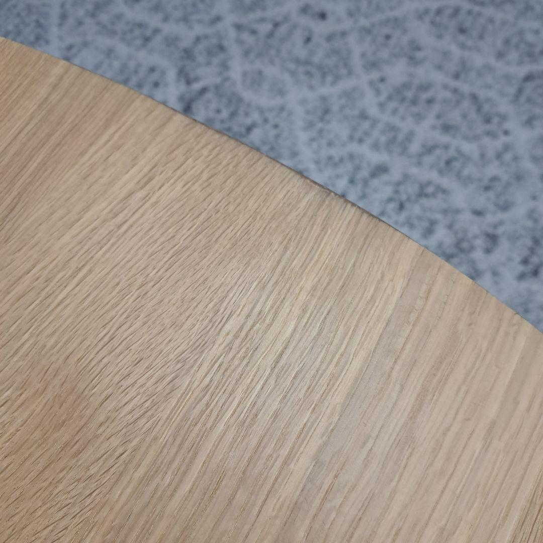 Muji 無印良品 オーク材 ダイニングテーブル 丸脚 廃盤 カスタム品 北欧風