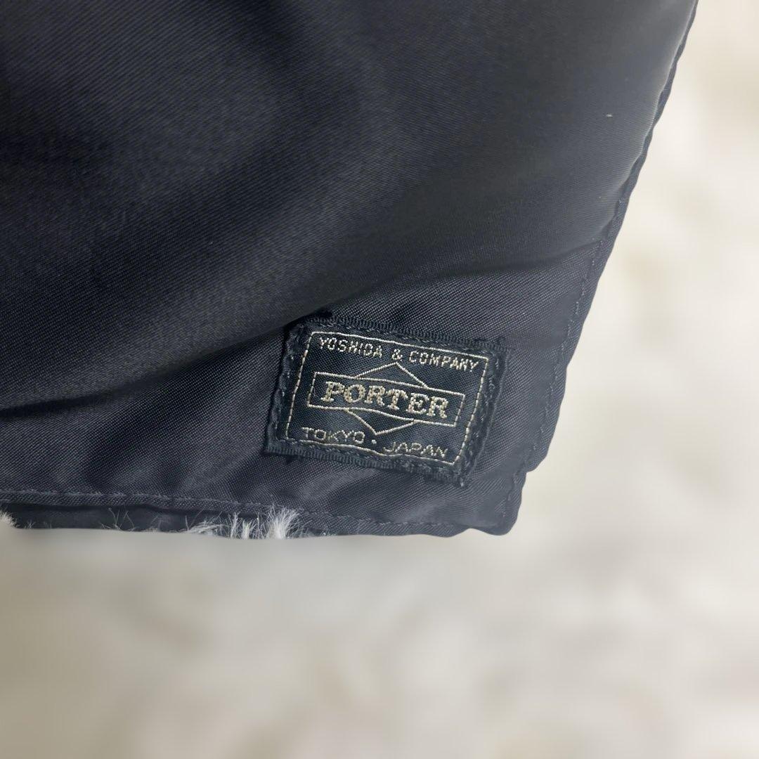 ✨極美品✨ポーター タンカー ショートヘルメットバッグ 黒 ナイロン A4収納