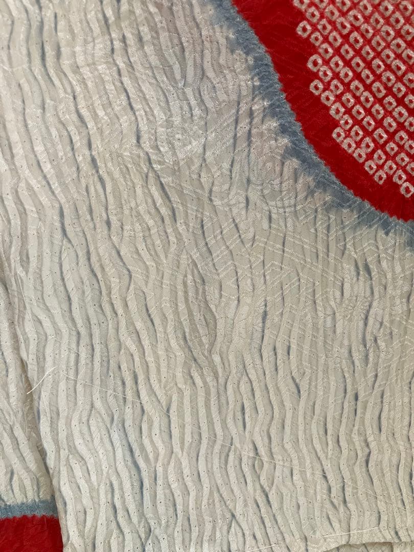 ちー様 希少手絞り」正絹 杢目の総絞り振袖 - メルカリ