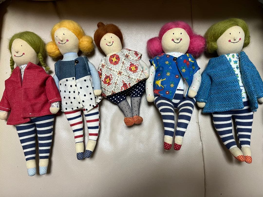 創作人形 羊毛フェルトのワンちゃん(高さ20cm)