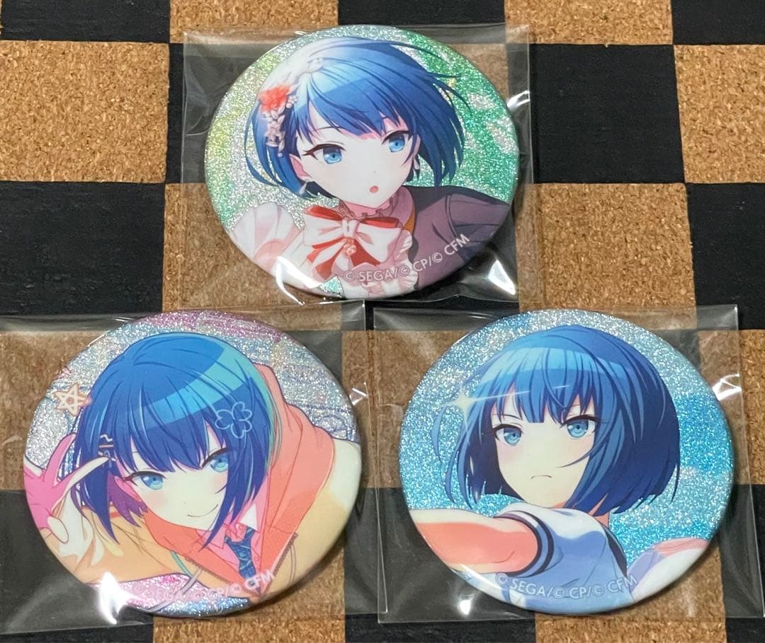 プロセカ 桐谷遥 28B 35C 36C グリッター缶バッジ - メルカリ