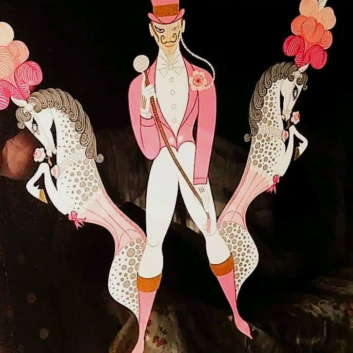 ❣️美術品#エルテ・アルファベットシリーズW(ダブル)#最後のリトグラフ#AP版