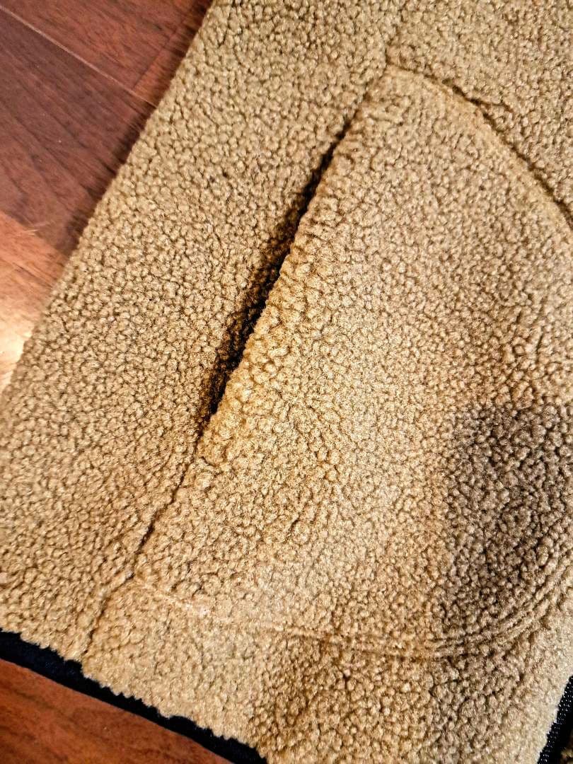   GOLF リバーシブルルボア フリースベスト