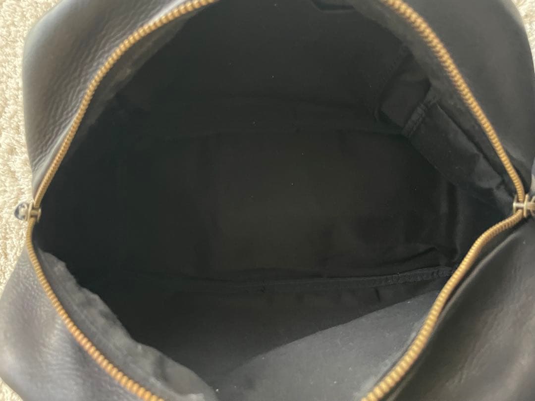 a （アー）スクエアボストンバッグMブラック黒レザーショルダーバッグハンドバッグ