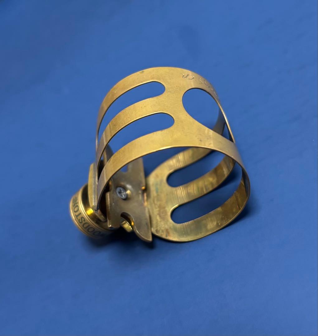 Woodstone Classic アルトサックスリガチャー真鍮メイヤー用