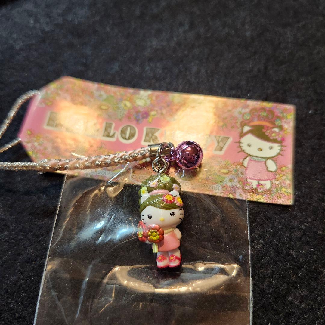 希少 レア ご当地キティ フルール 根付け ストラップ 2006年