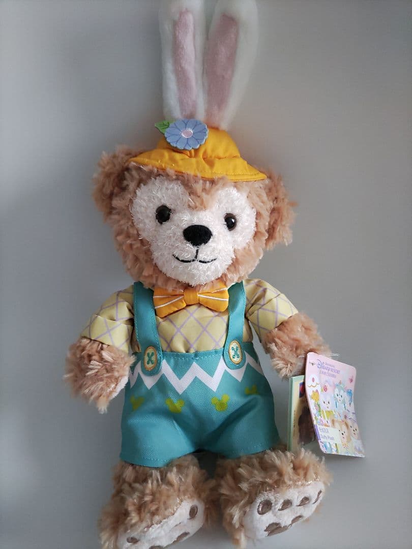 上海ディズニー　ダッフィー　イースターぬいぐるみ4点セット