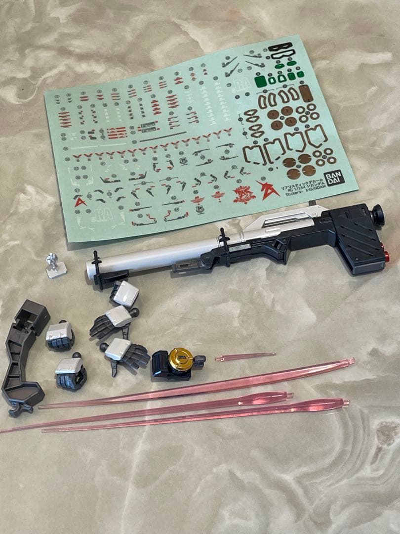 rg νガンダム　チタニウムフィニッシュ　完成品