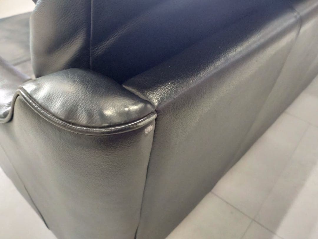 KEYUKA ケユカ 3人掛けソファ& オットマン付 レザー