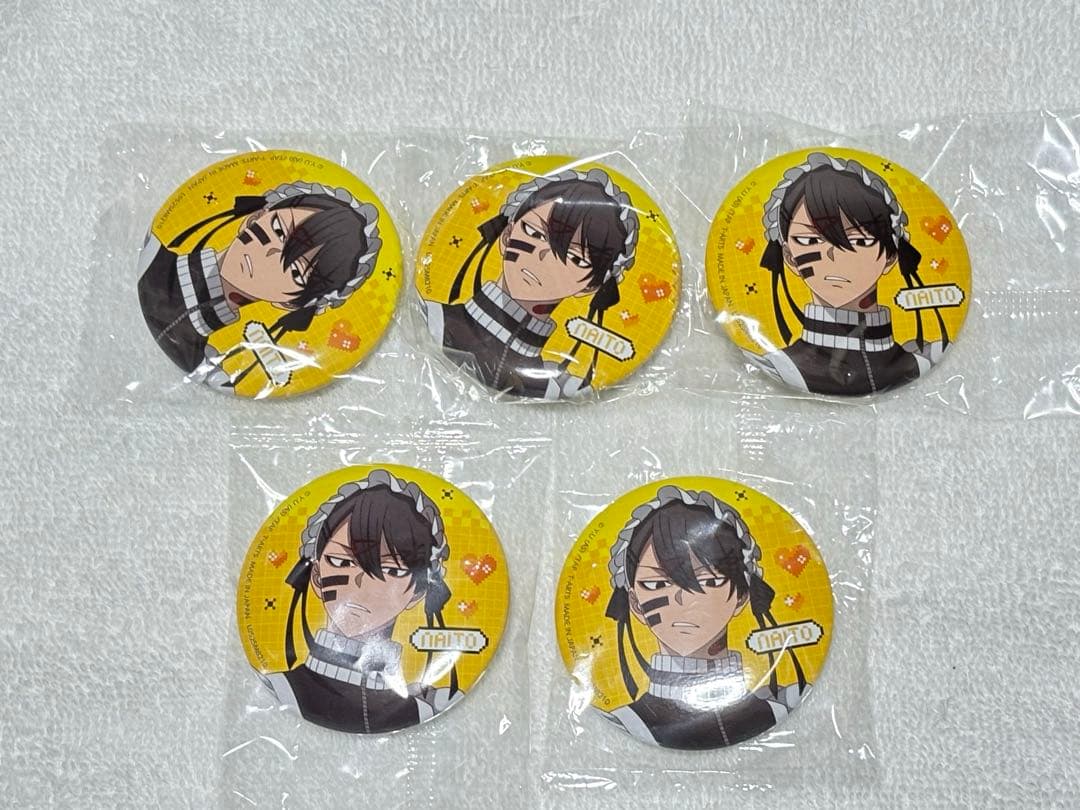 桃源暗鬼 ジャージメイド 缶バッジ 無陀野無人 ガチャ 4個 - メルカリ