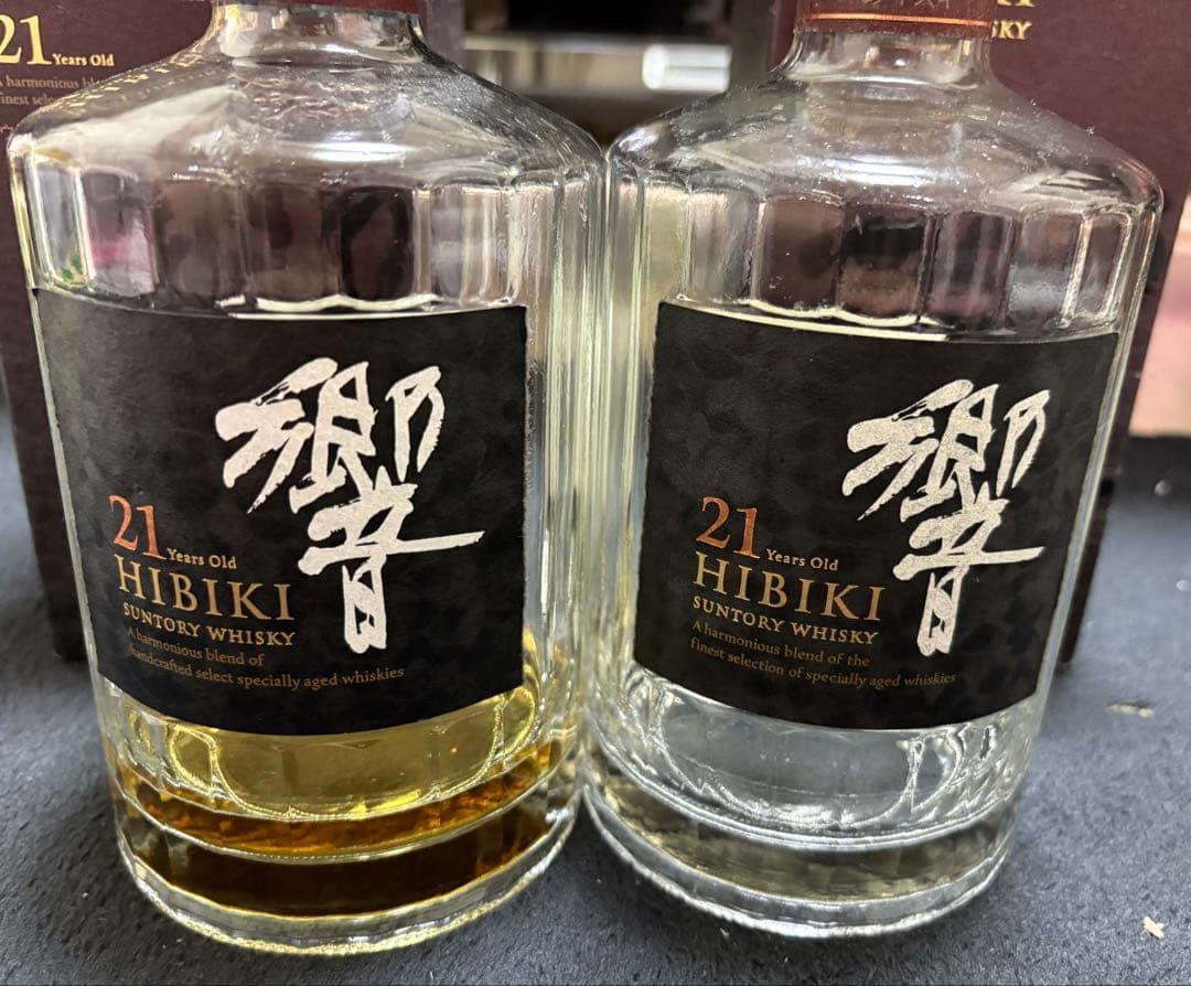 Hibiki 21 Year Old ウイスキー 空き瓶箱付き