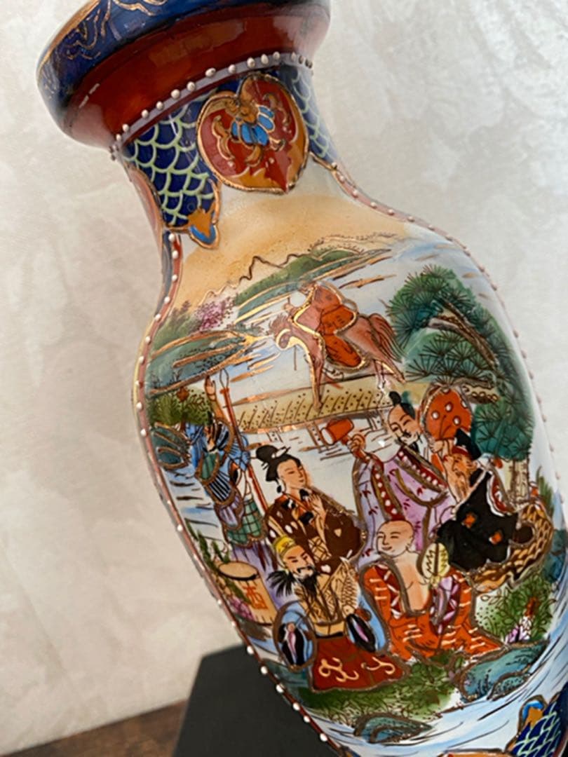 古物】中国楚平作花瓶骨董品