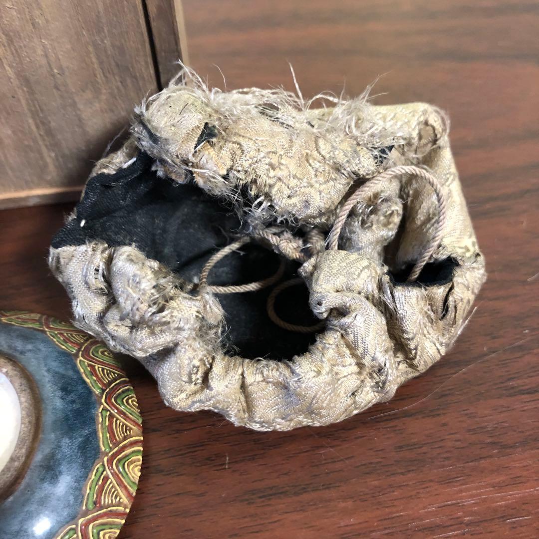 金襴手 古薩摩 沈壽官 壽官造 香合