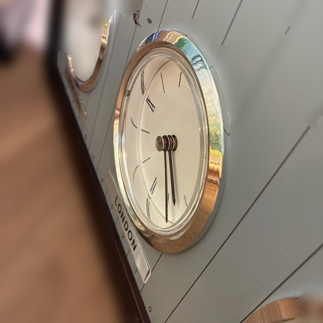 美品希少　CITIZEN シチズン ワールドタイムクロック 世界時計 掛け時計