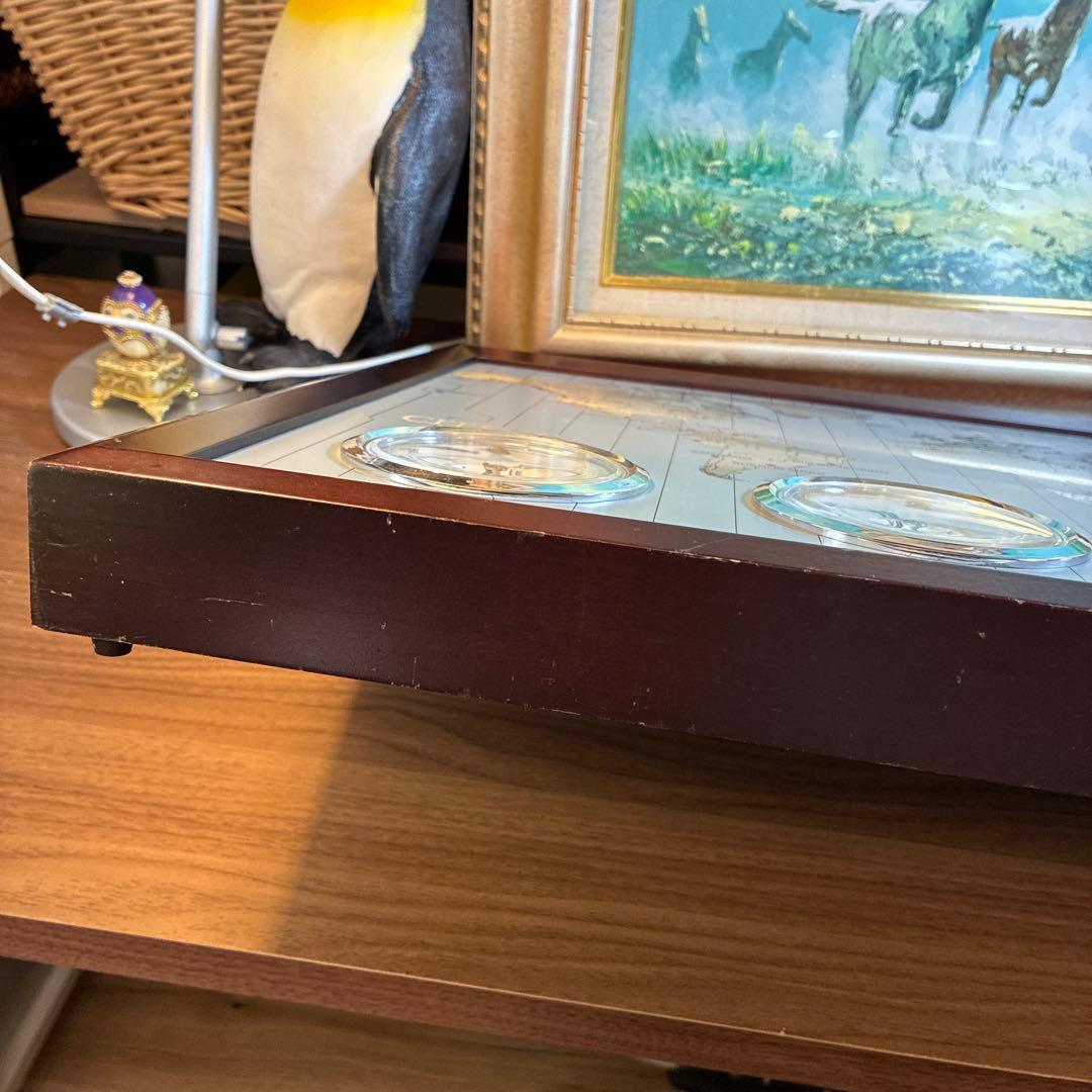 美品希少　CITIZEN シチズン ワールドタイムクロック 世界時計 掛け時計