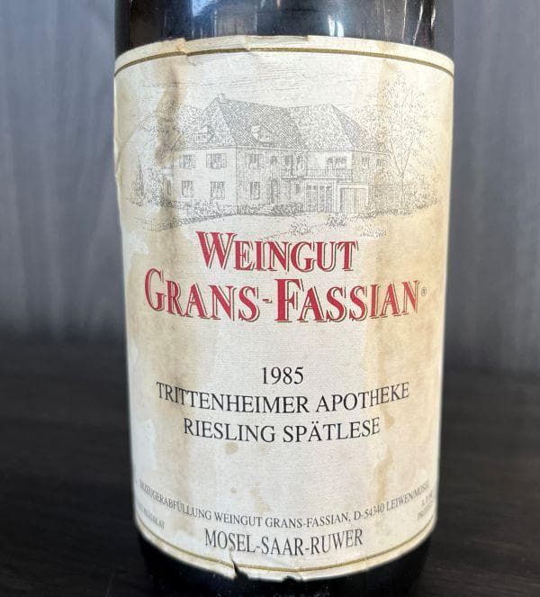 古酒・放出品！１９８５年★トリッテンハイマーアポケーテシュペートレーゼ★モーゼル トリッテンハイマー・アポテーケ アウスレーゼ (2019) | ピーロート