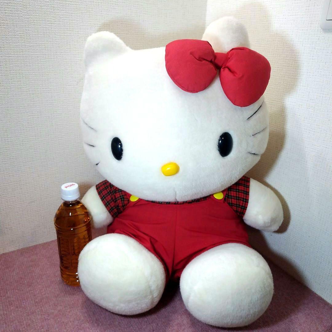✨HelloKitty✨ハローキティ✨オーバーオールぬいぐるみ✨LL✨日本製✨