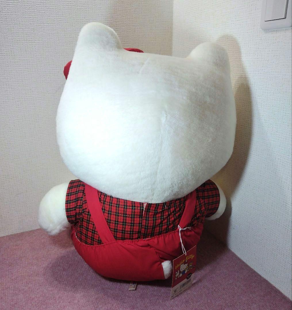 ✨HelloKitty✨ハローキティ✨オーバーオールぬいぐるみ✨LL✨日本製✨