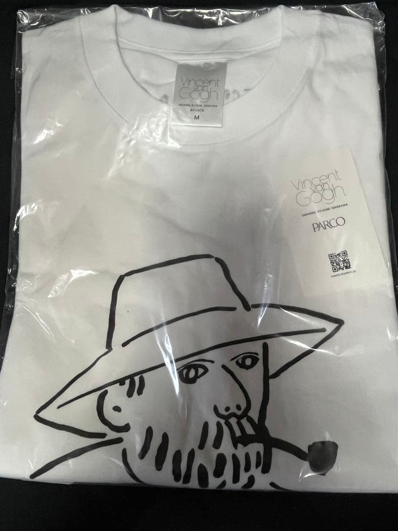 Vincent van Gogh イラスト Tシャツ Mサイズ　ゴッホ フィンセント・ファン・ゴッホ-ひまわり / 半袖クルーネックTシャツ