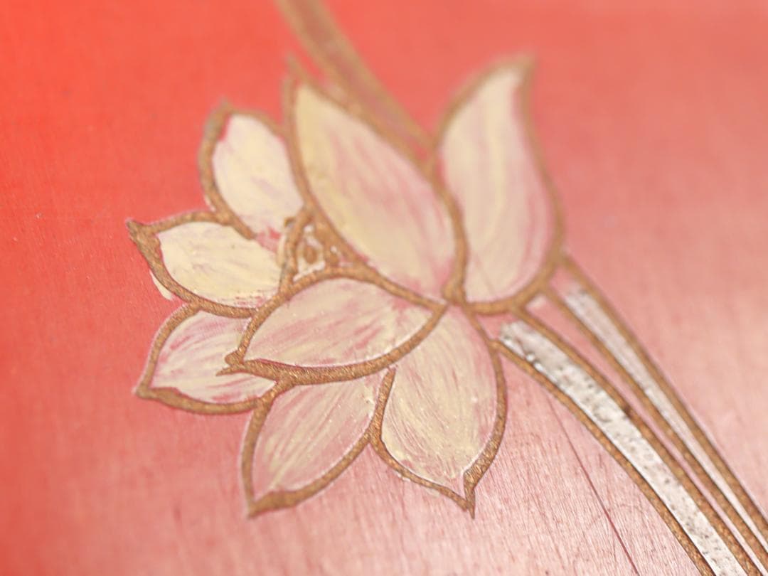 和合二仙 寒山拾得 漆器 壁掛け