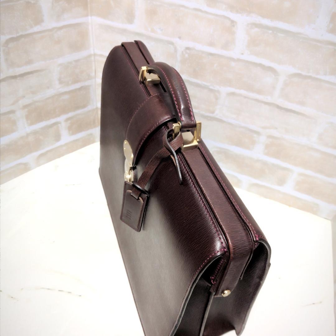 ★DAKS【ダックス】ダレスバッグ/ビジネスバッグ ボルドー ACE製 希少