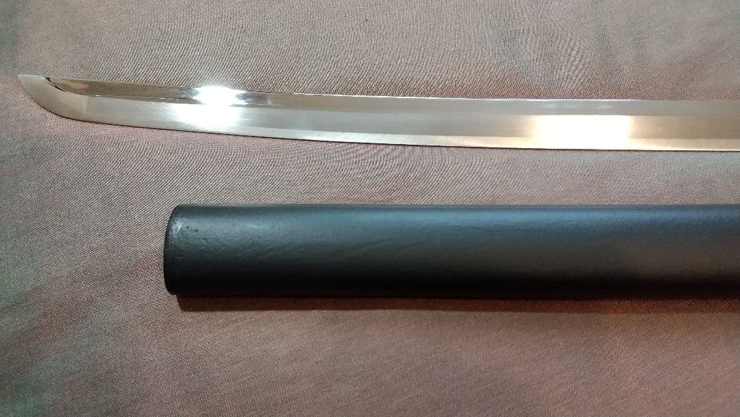 【直刃刃紋】模造刀 舞踊 模擬刀 拵え 喰出し鍔 刀剣 日本刀 刀