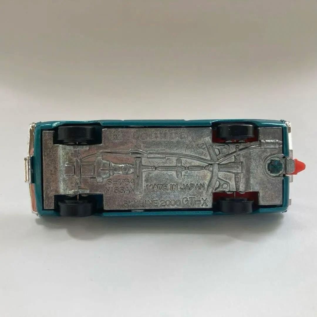 トミカ 82 スカイライン2000GT-X 日本製 ケンメリ 1Eホイール黒箱