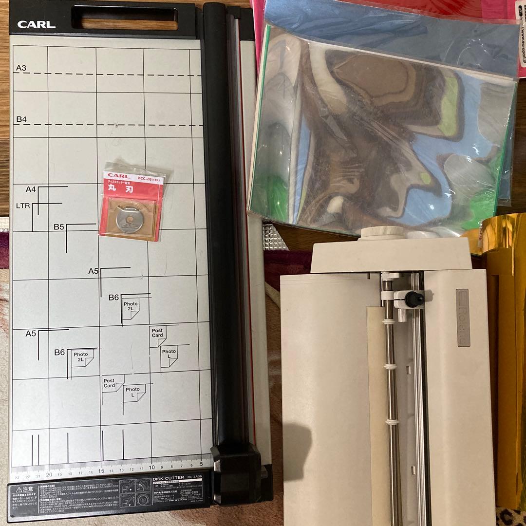 STIKA カッティングマシンとシート、ディスクカッターセット⭐︎大量！おまけつき