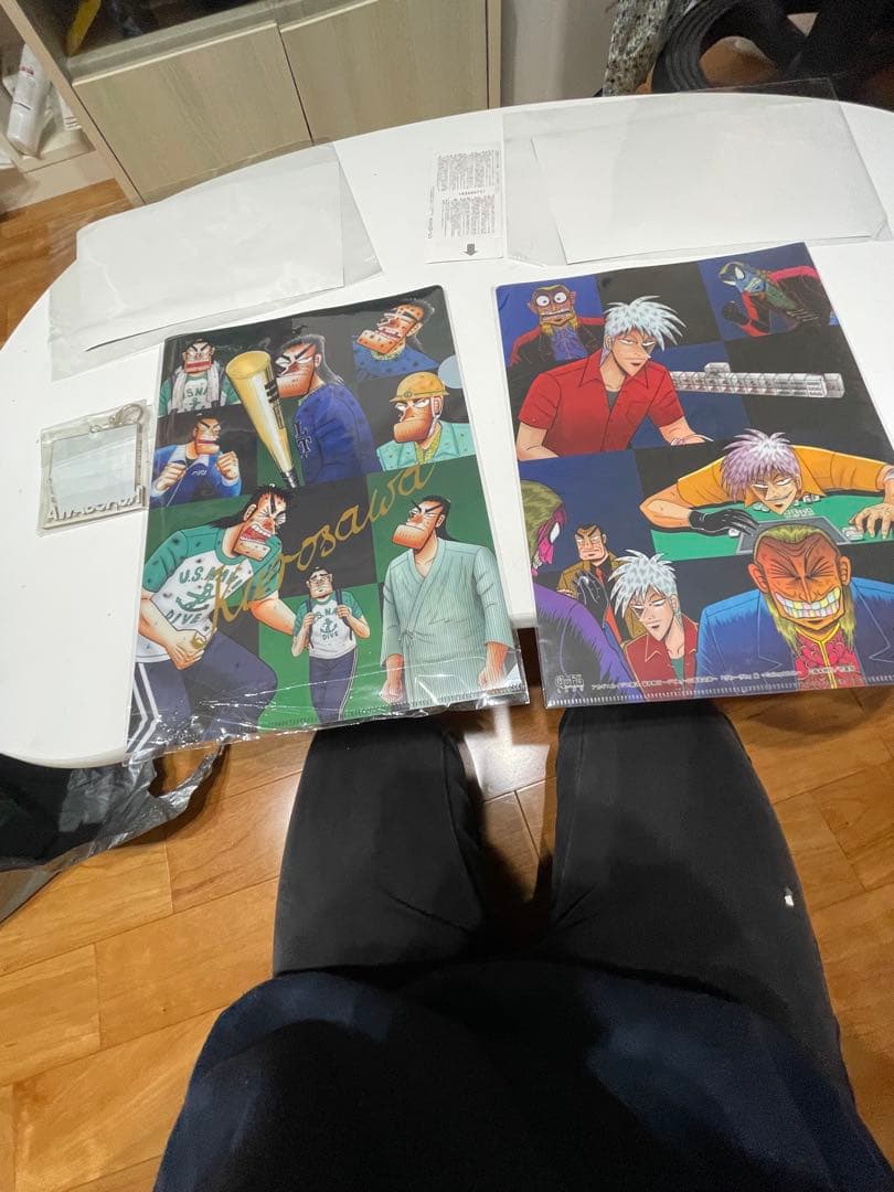 アカギ&黒沢セット　赤木しげる　2015年開催　ざわざわ展　チケット半券付