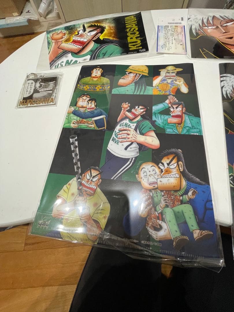 アカギ&黒沢セット 赤木しげる 2015年開催 ざわざわ展 チケット半券付