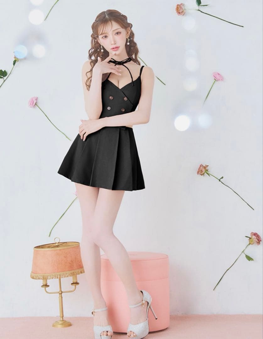 ROBE de FLEURS Glossy セットアップミニ キャバドレス